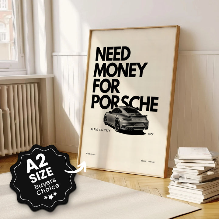 Porsche "Need Money"