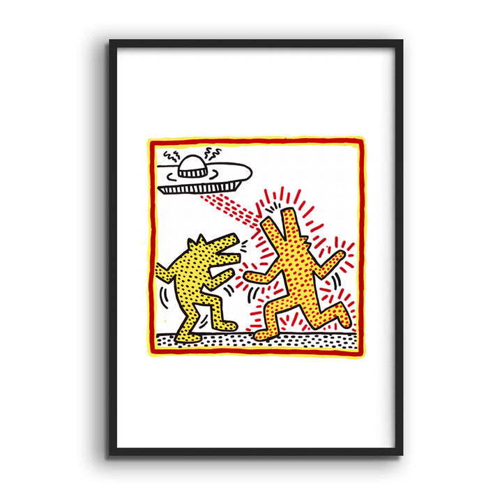 Keith Haring "Invader"