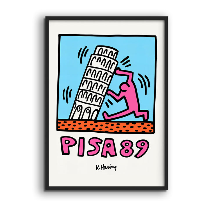 Keith Haring "Pisa 89"